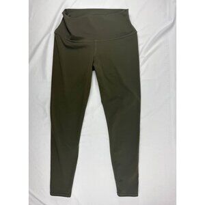 ALO YOGA Olive Green 7/8 High-Waist Airbrush Active Workout Gym Leggings Size S